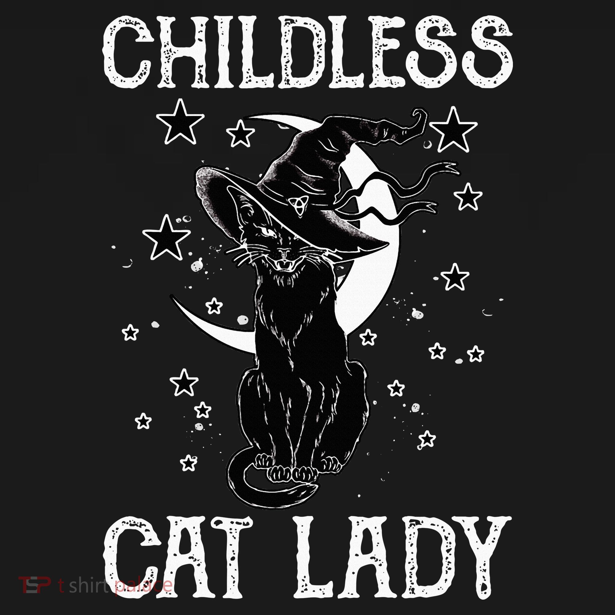Childless Cat Lady Halloween Cat Kids Sweatshirt