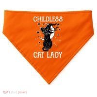 Childless Cat Lady Halloween Cat USA-Made Doggie Bandana thumb 0