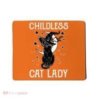 Childless Cat Lady Halloween Cat Mousepad thumb 0