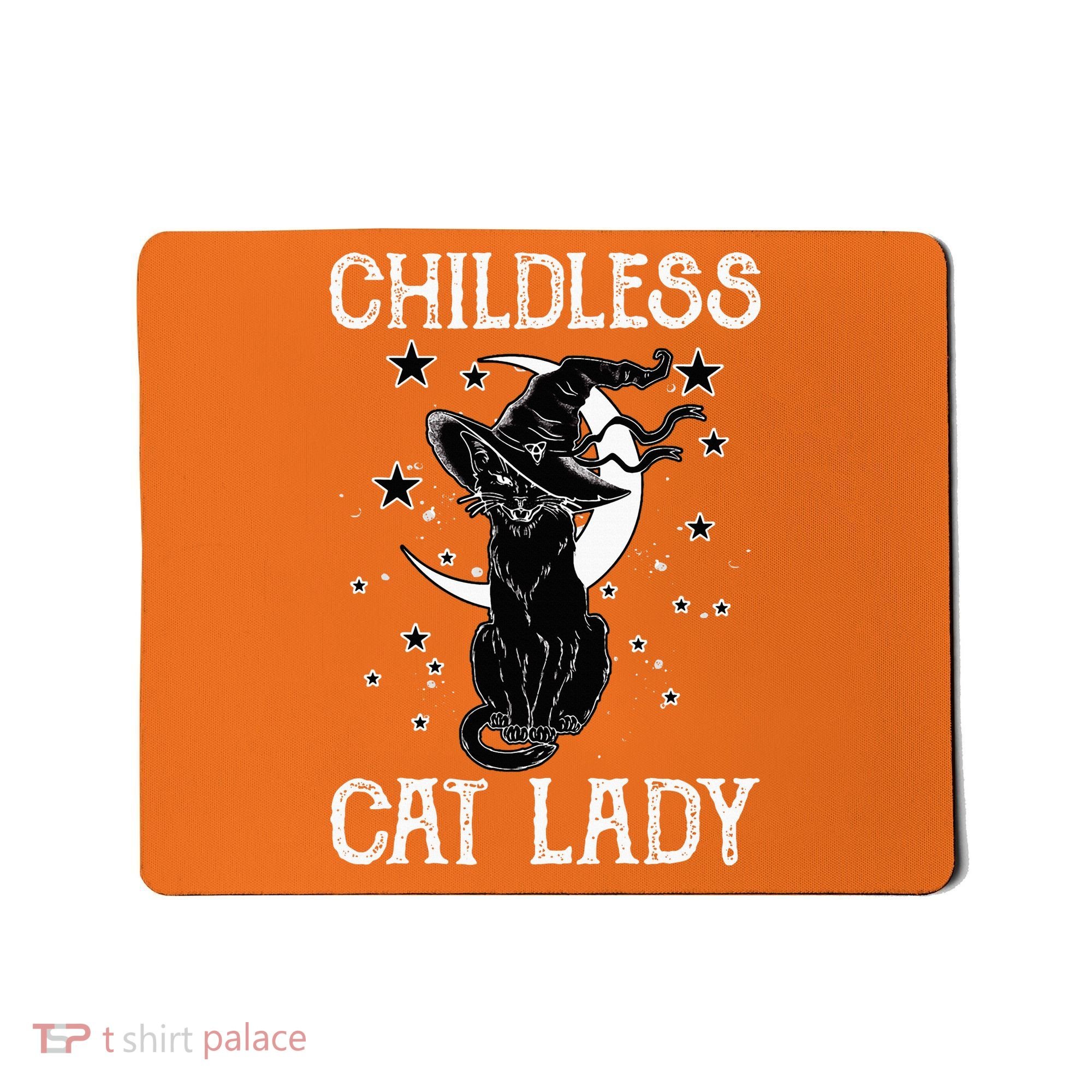 Childless Cat Lady Halloween Cat Mousepad