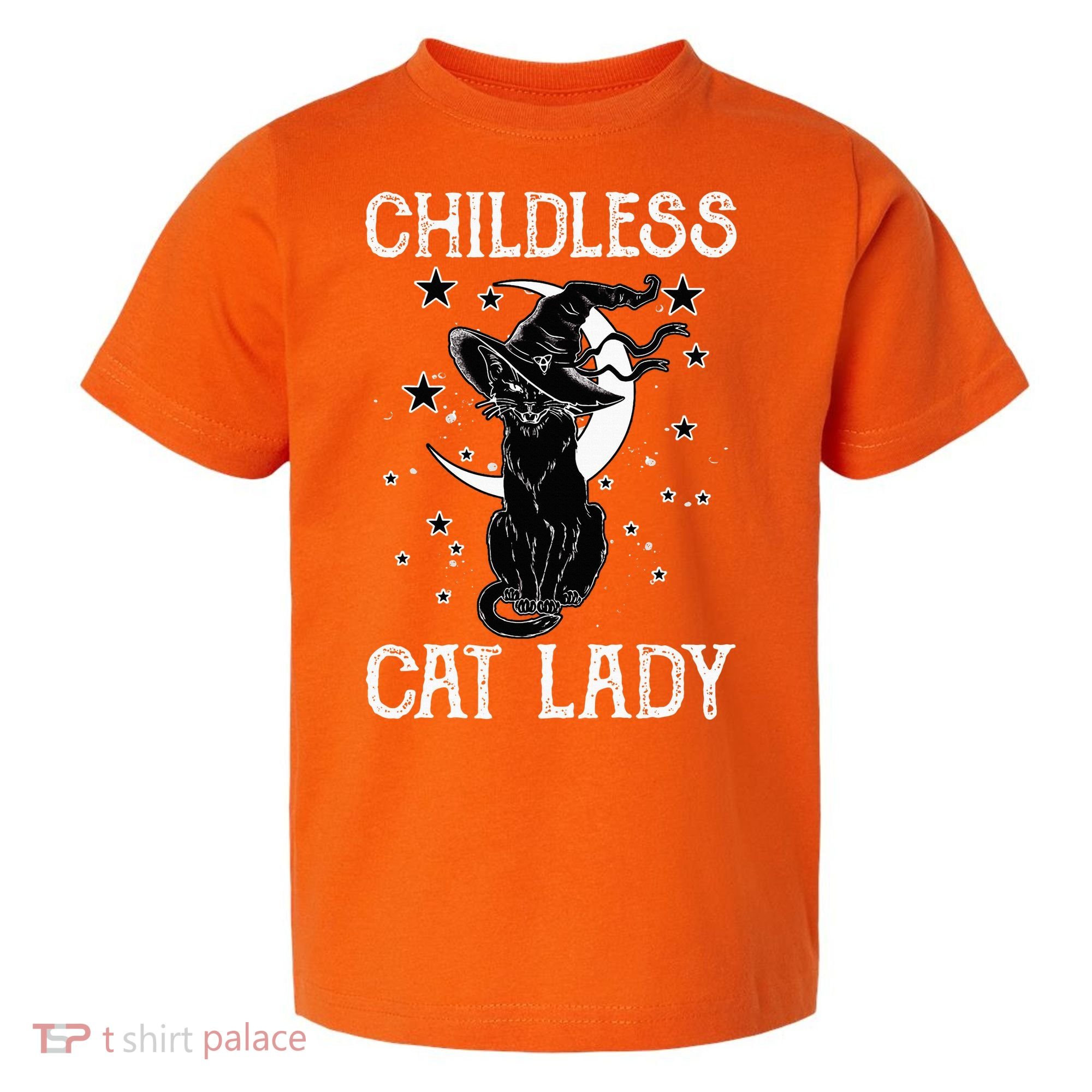 Childless Cat Lady Halloween Cat Toddler T-Shirt