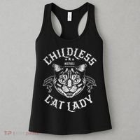 Childless Cat Lady Feminist Voting Ladies Is Voting Kamala Women's Tank Top thumb 3
