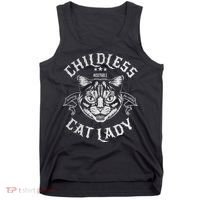 Childless Cat Lady Feminist Voting Ladies Is Voting Kamala Tank Top thumb 0