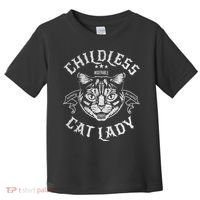Childless Cat Lady Feminist Voting Ladies Is Voting Kamala Toddler T-Shirt thumb 0