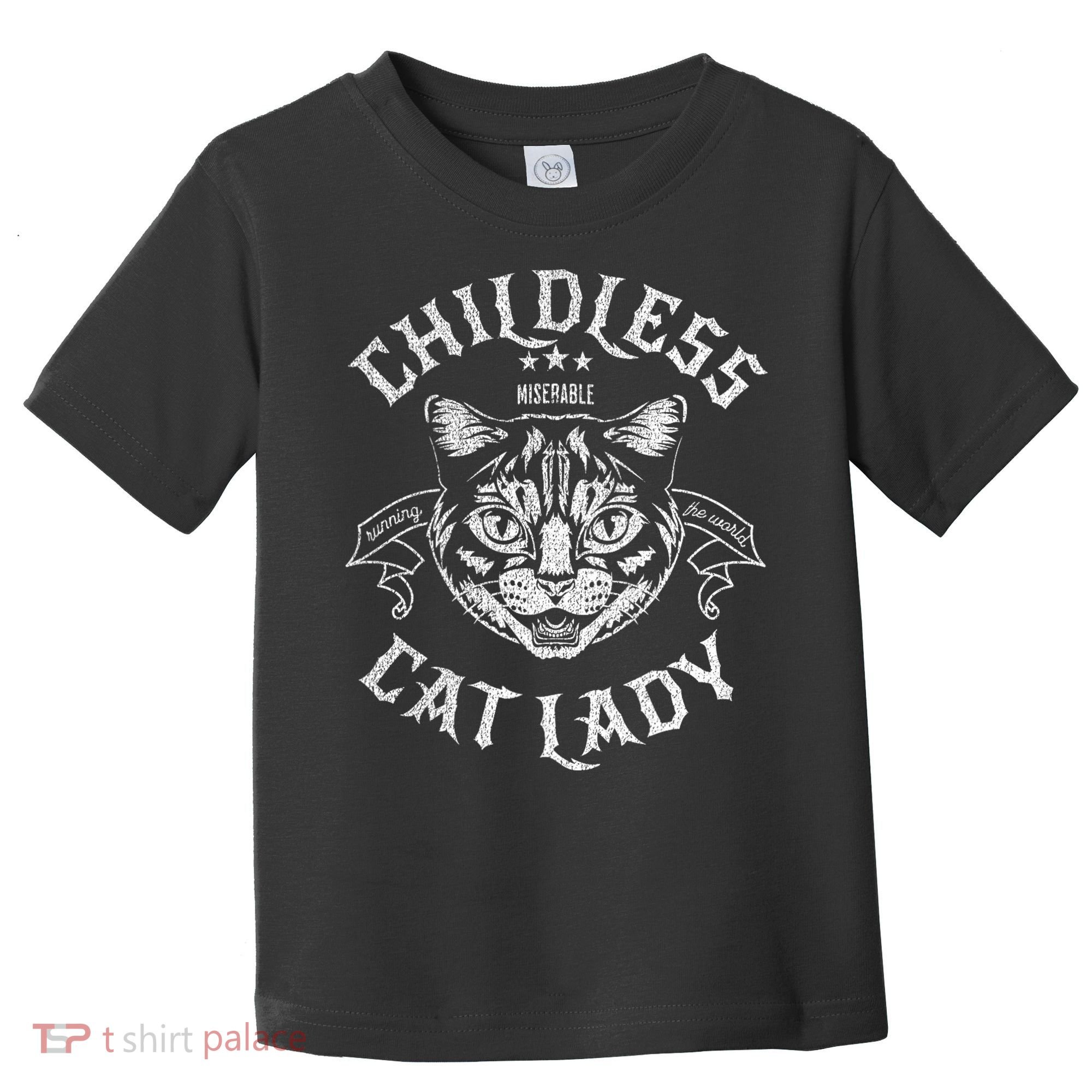 Childless Cat Lady Feminist Voting Ladies Is Voting Kamala Toddler T-Shirt