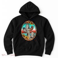 Cowhide Cactus Leopard Cow Hoodie thumb 0