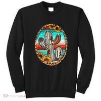 Cowhide Cactus Leopard Cow Sweatshirt thumb 0