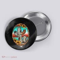 Cowhide Cactus Leopard Cow Button thumb 0