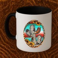Cowhide Cactus Leopard Cow Coffee Mug thumb 2