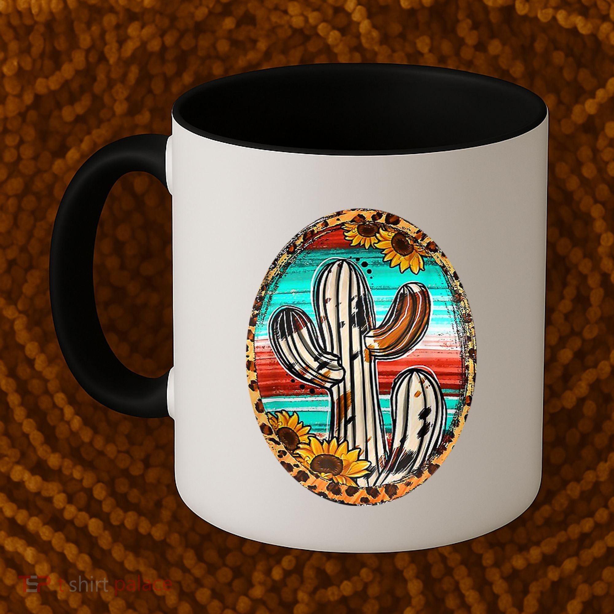 Cowhide Cactus Leopard Cow Coffee Mug