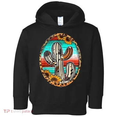 Cowhide Cactus Leopard Cow Toddler Hoodie