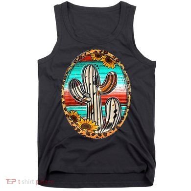 Cowhide Cactus Leopard Cow Tank Top
