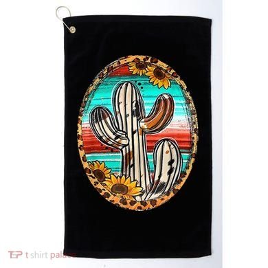 Cowhide Cactus Leopard Cow Golf Towel