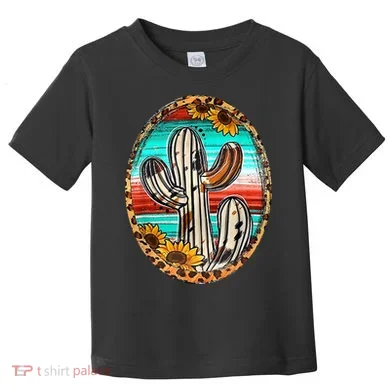 Cowhide Cactus Leopard Cow Toddler T-Shirt