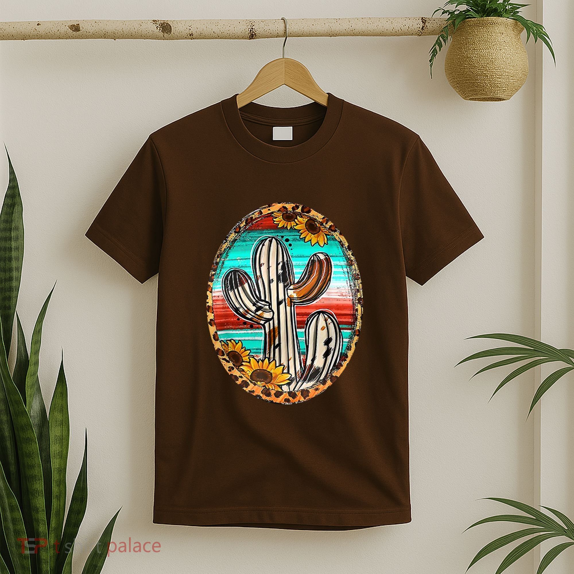Cowhide Cactus Leopard Cow T-Shirt