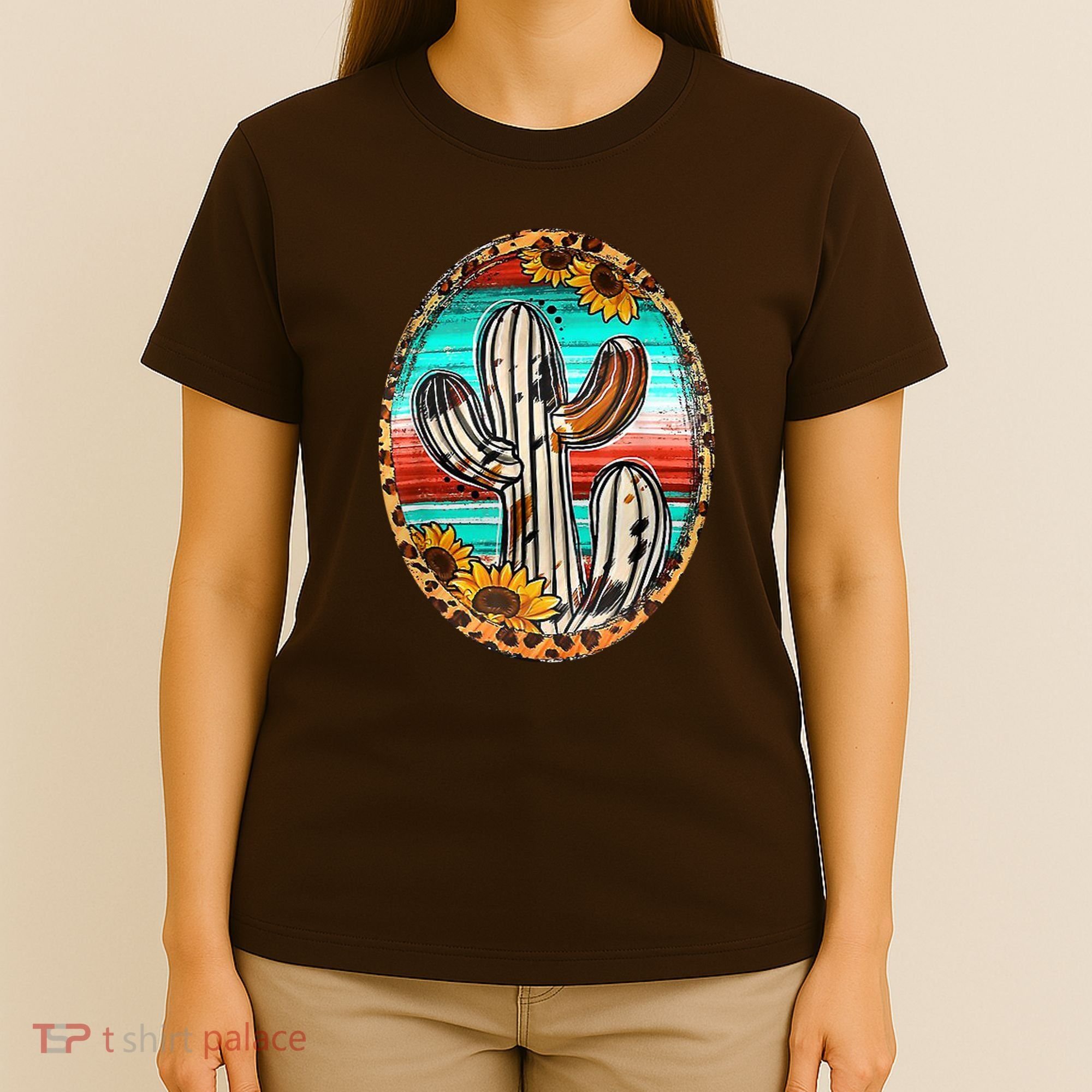 Cowhide Cactus Leopard Cow T-Shirt