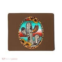 Cowhide Cactus Leopard Cow Mousepad thumb 0