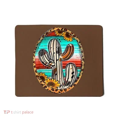 Cowhide Cactus Leopard Cow Mousepad