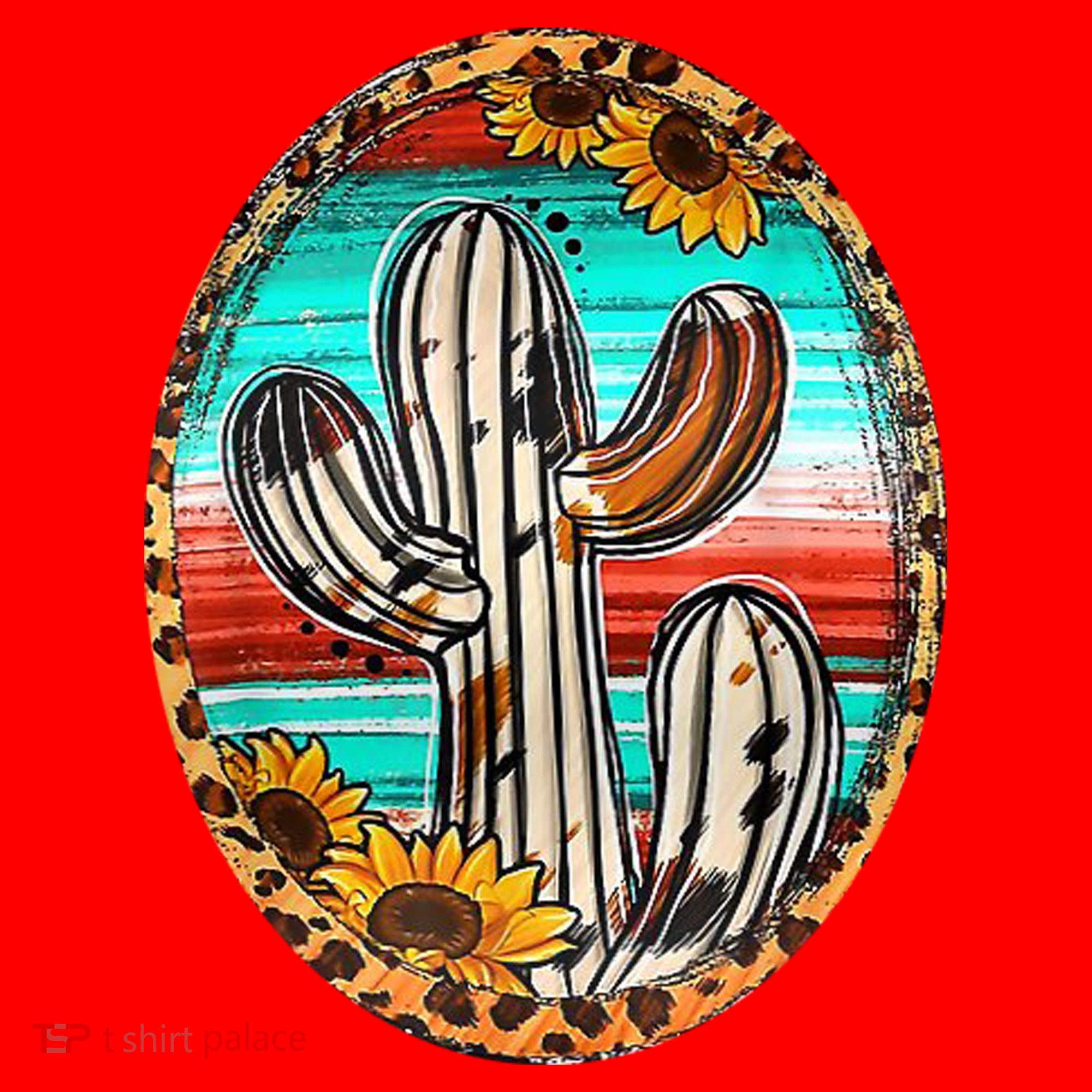 Cowhide Cactus Leopard Cow Santa Hat