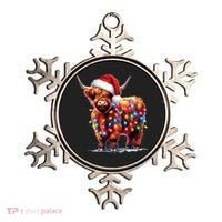 Christmas Cow Lights Cow Lover Xmas Ornament thumb 0