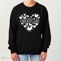 Crazy Chicken Lady Women's Sweatshirt thumb 0