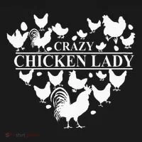 Crazy Chicken Lady Doggie Tank thumb 4