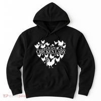 Crazy Chicken Lady Hoodie thumb 0