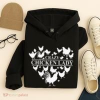 Crazy Chicken Lady Hoodie thumb 4