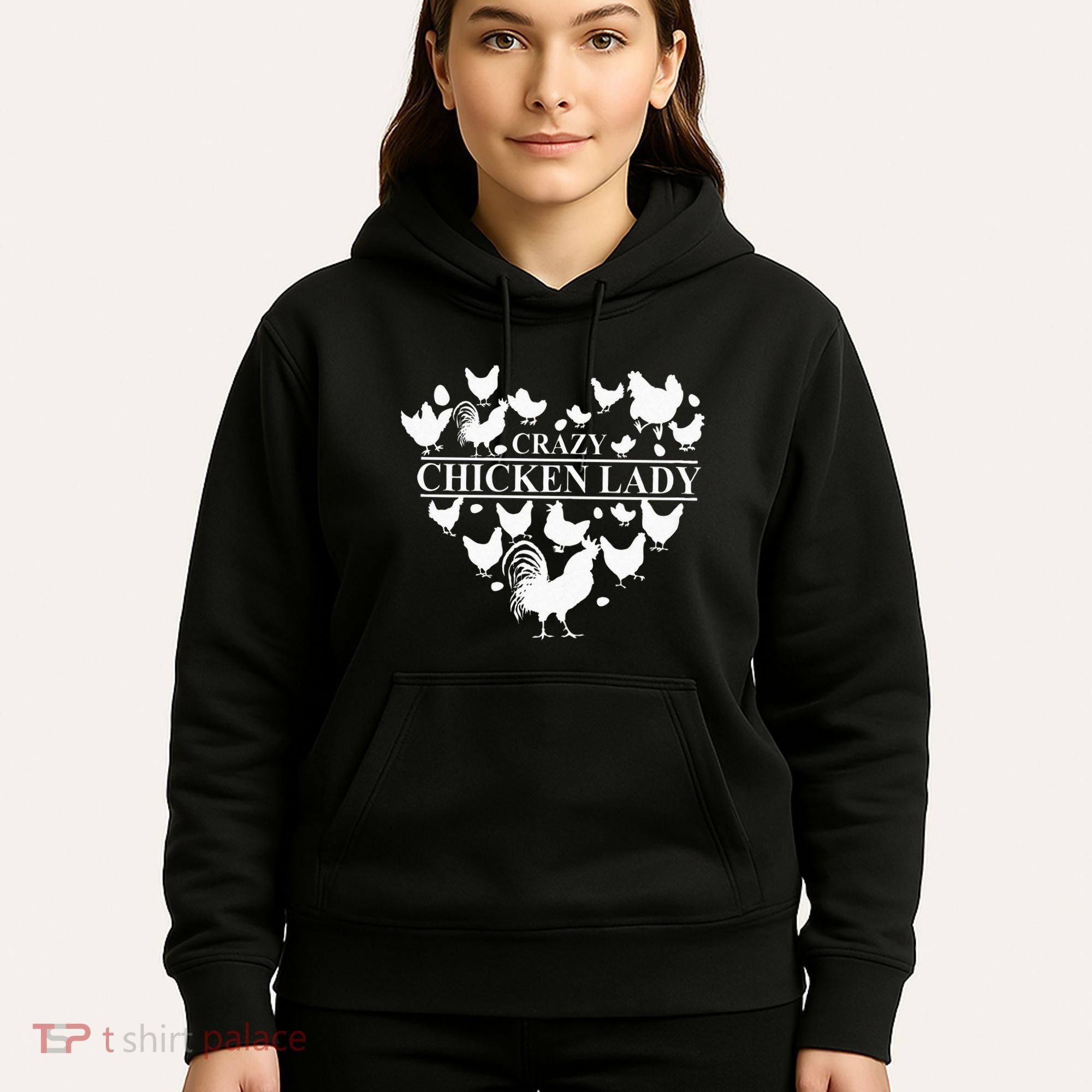 Crazy Chicken Lady Hoodie