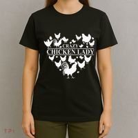 Crazy Chicken Lady T-Shirt thumb 4