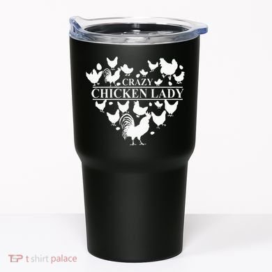 Crazy Chicken Lady Tumbler