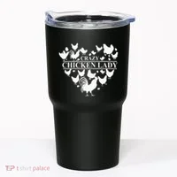 Crazy Chicken Lady Tumbler thumb 0