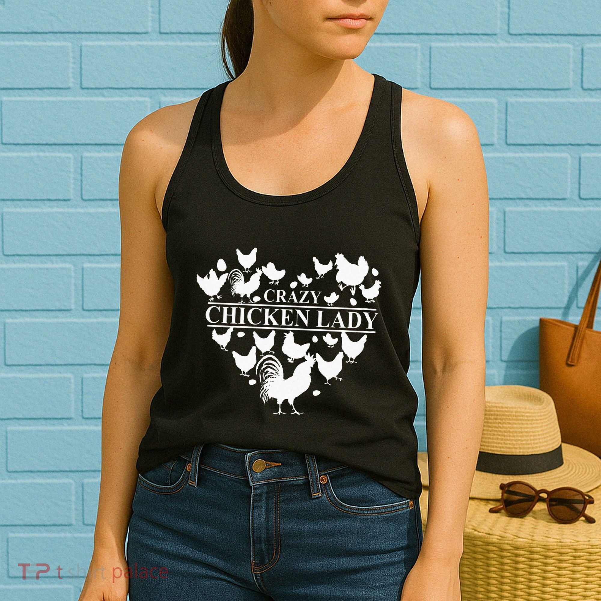 Crazy Chicken Lady Women's Tank Top