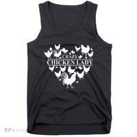 Crazy Chicken Lady Tank Top thumb 0