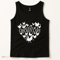 Crazy Chicken Lady Tank Top thumb 2