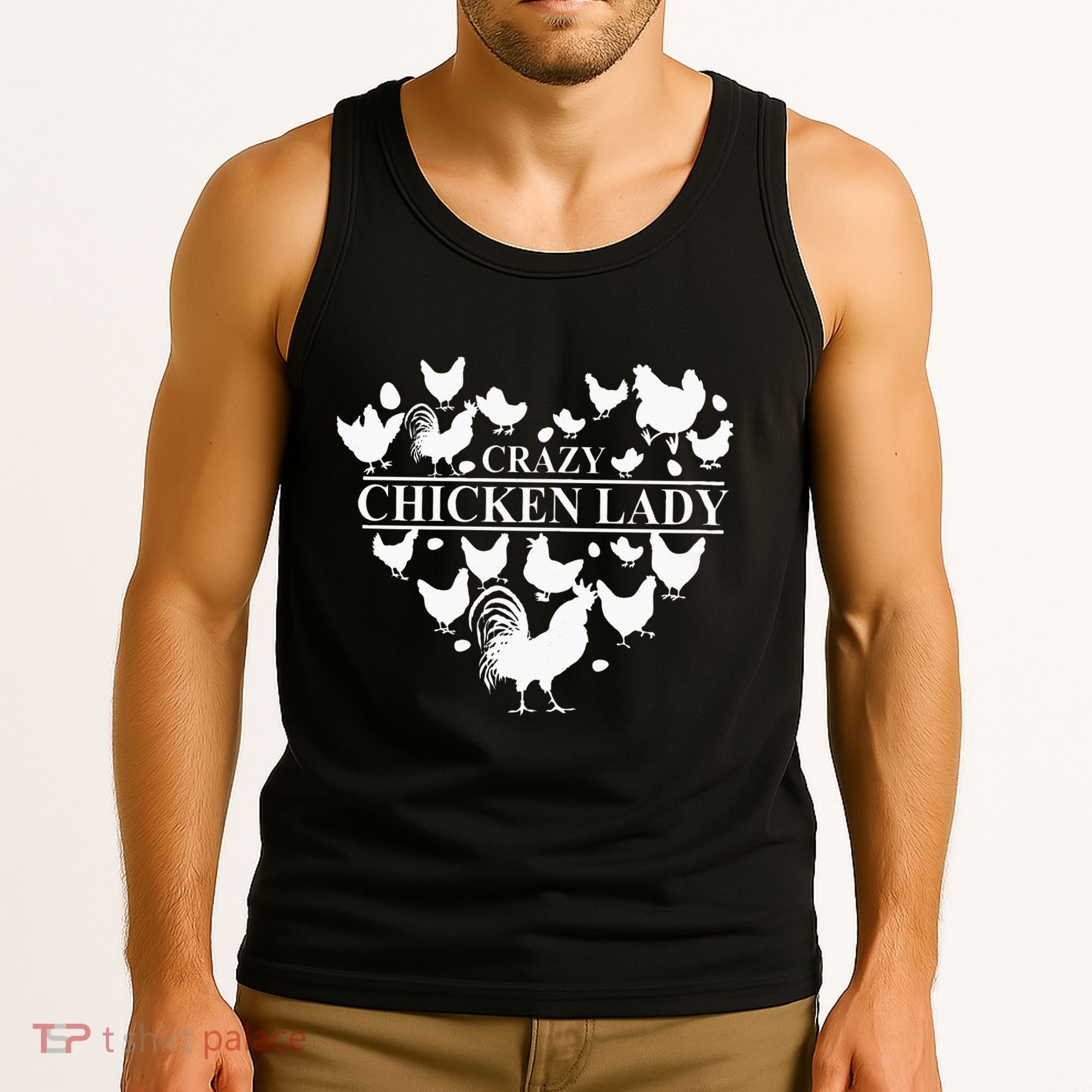Crazy Chicken Lady Tank Top