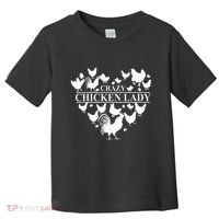 Crazy Chicken Lady Toddler T-Shirt thumb 0
