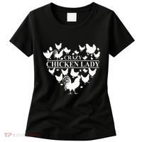 Crazy Chicken Lady Women's T-Shirt thumb 0