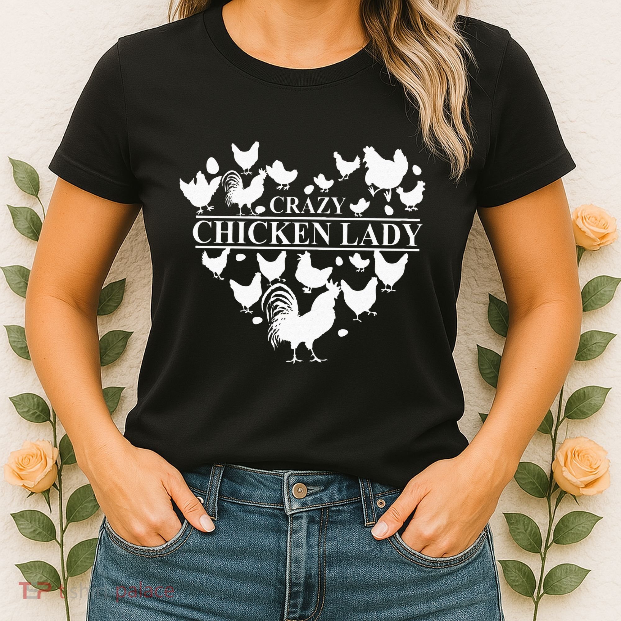 Crazy Chicken Lady Women's T-Shirt