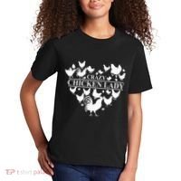 Crazy Chicken Lady Kids T-Shirt thumb 2