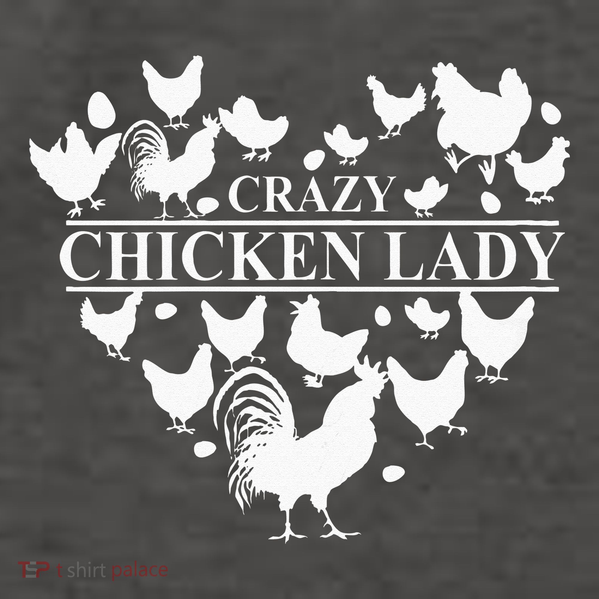 Crazy Chicken Lady Vector Backpack
