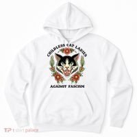 Childless Cat Ladies Against Fascism Hoodie thumb 0