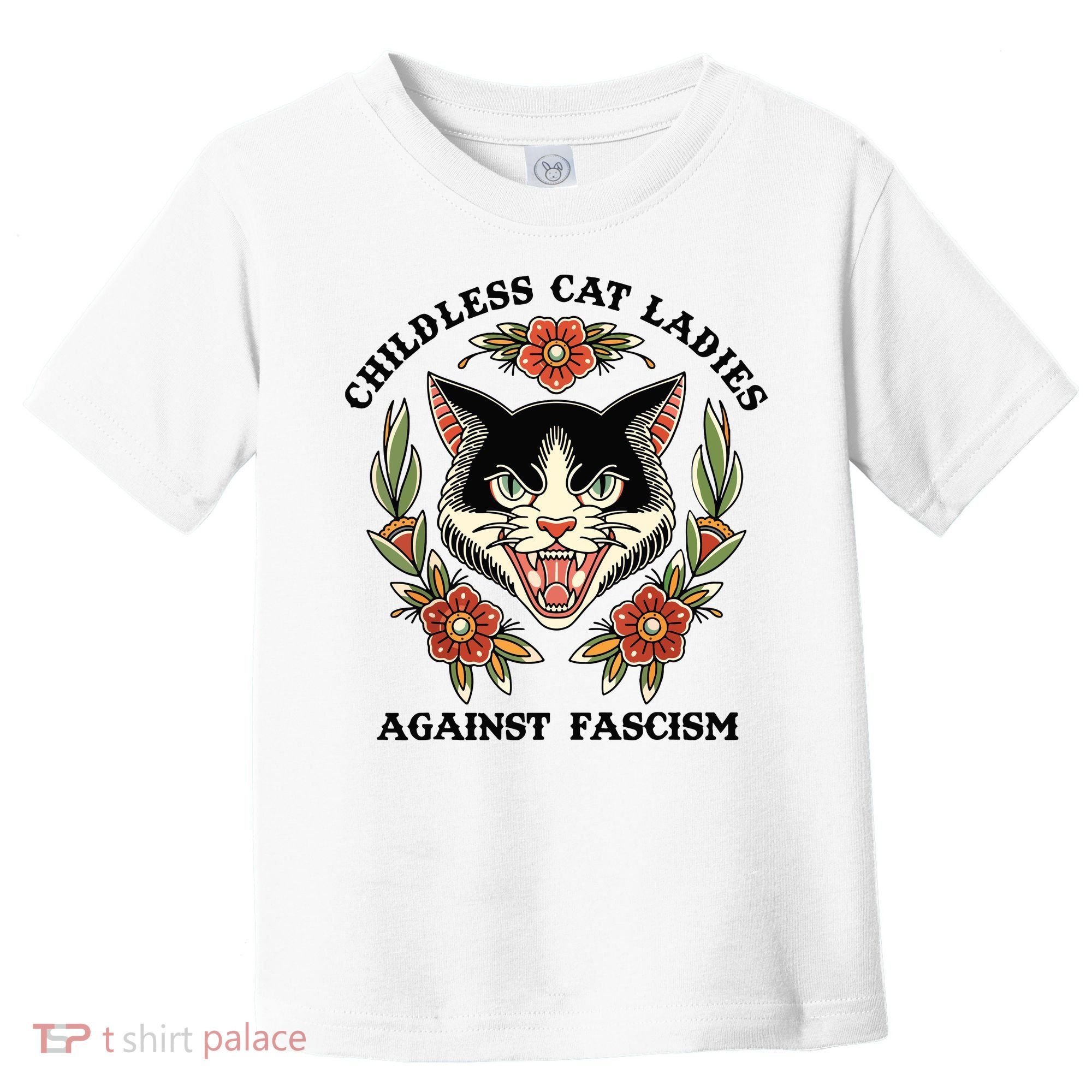 Childless Cat Ladies Against Fascism Toddler T-Shirt