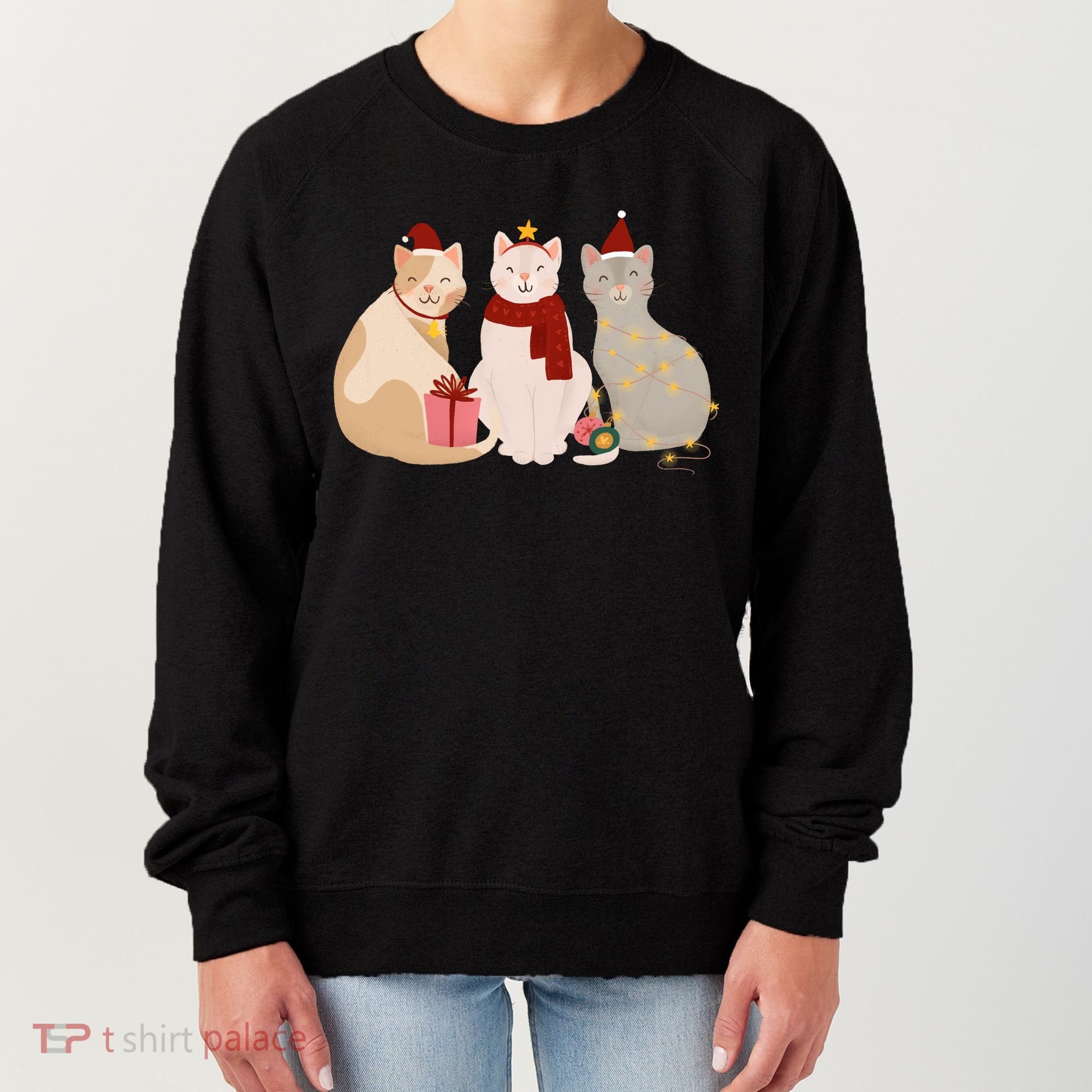 Catmas Cat Lover Cute Christmas Women's Sweatshirt