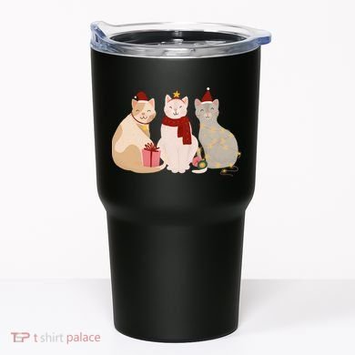 Catmas Cat Lover Cute Christmas Tumbler