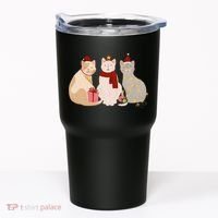 Catmas Cat Lover Cute Christmas Tumbler thumb 0