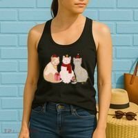 Catmas Cat Lover Cute Christmas Women's Tank Top thumb 2