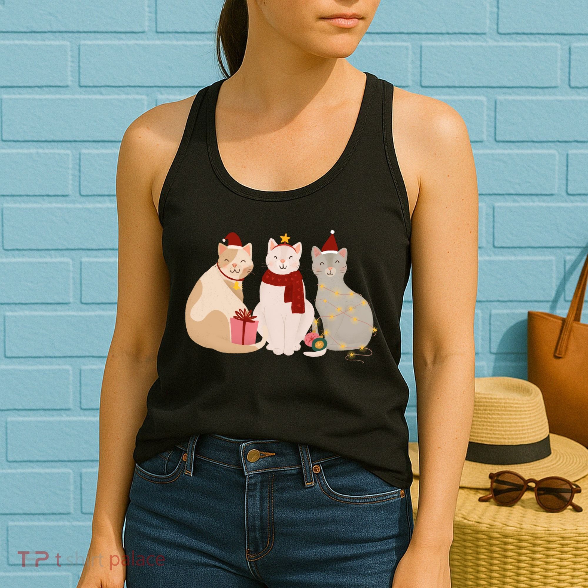 Catmas Cat Lover Cute Christmas Women's Tank Top