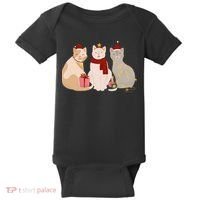 Catmas Cat Lover Cute Christmas Baby Bodysuit thumb 0