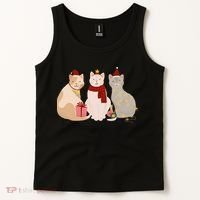 Catmas Cat Lover Cute Christmas Tank Top thumb 2